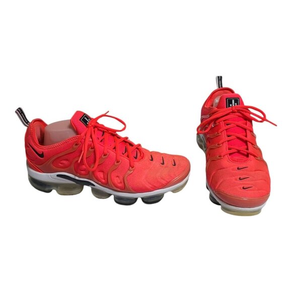 men's nike air vapormax plus running shoes red